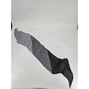 Coach Scarf Womens Black Gray Silk Blend Multifunctional‎ Scarf Japan RN26128